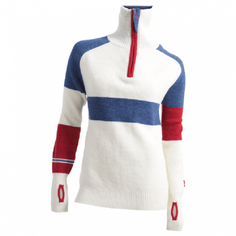 Rav limited sweater Womans w/zip Vanilla/Norge